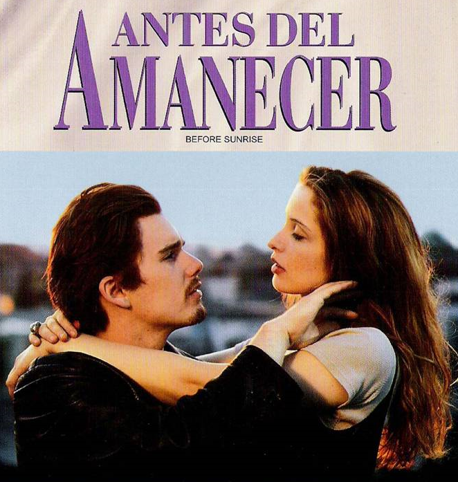 Antes de amanecer (Before Sunrise) kartela