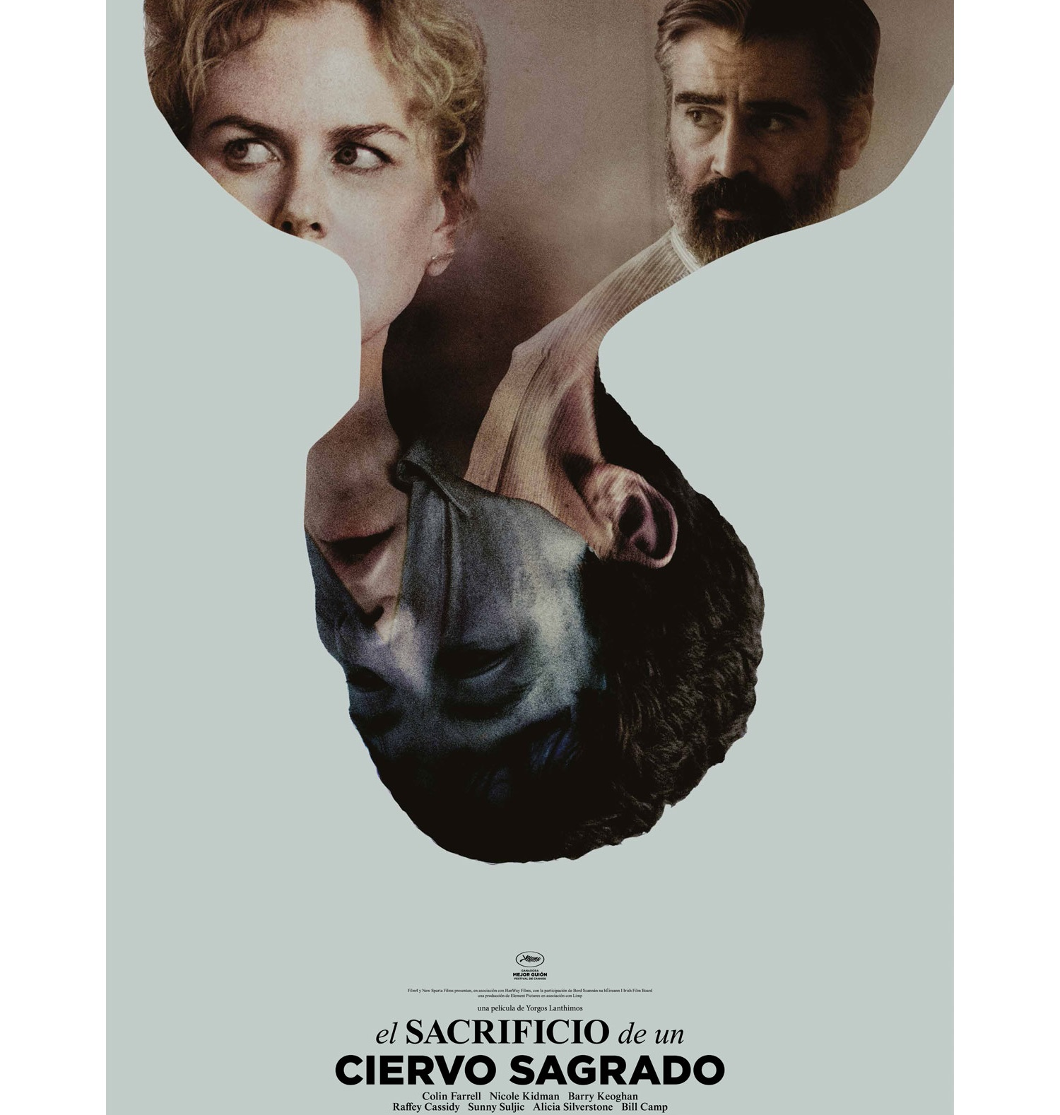 El sacrificio de un ciervo sagrado kartela