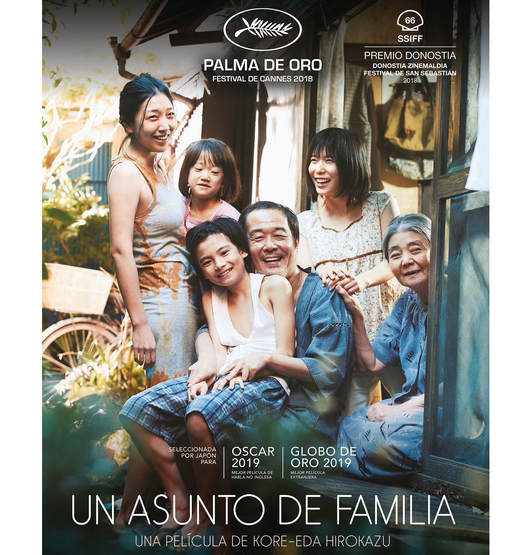 Un asunto de familia (Manbiki kazoku (Shoplifters)) kartela