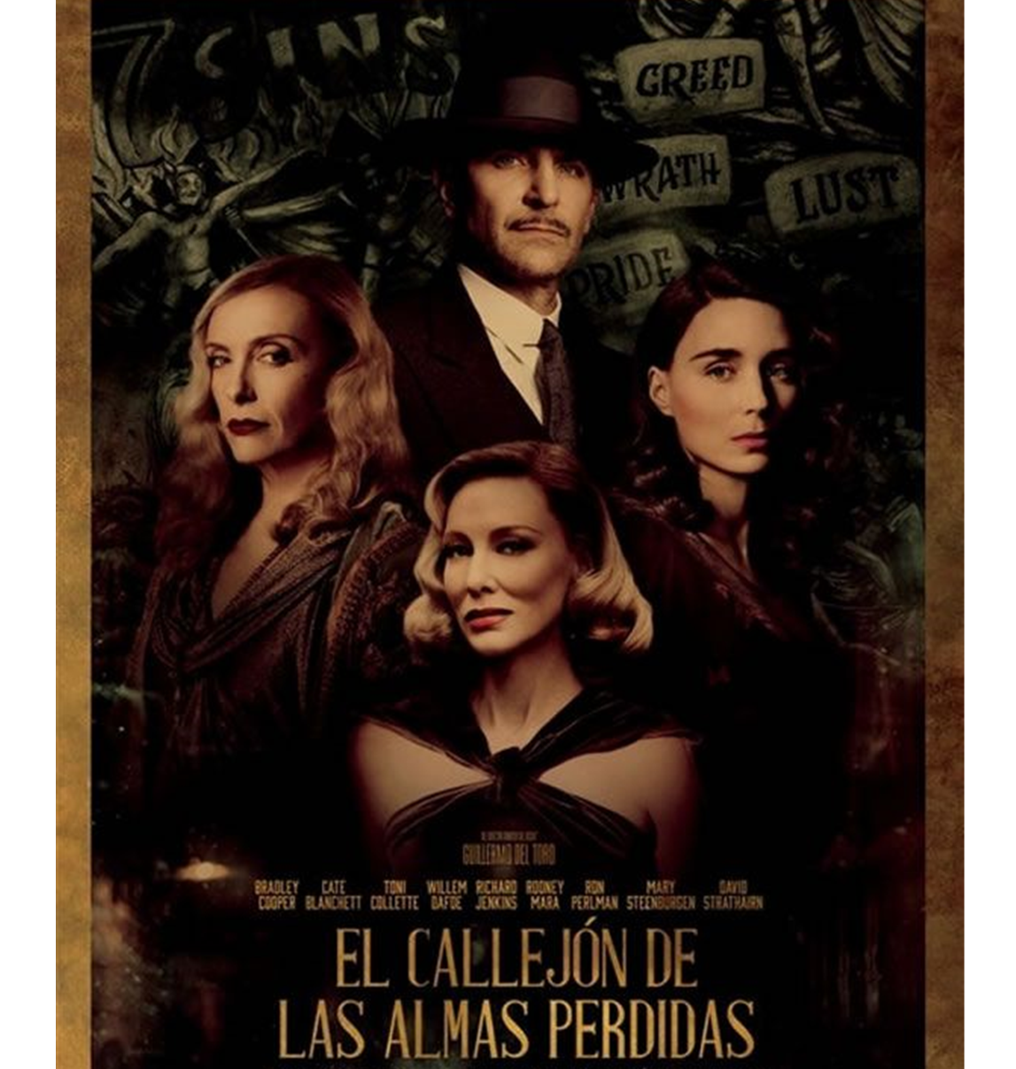 El callejón de las almas perdidas (Nightmare Alley) kartela