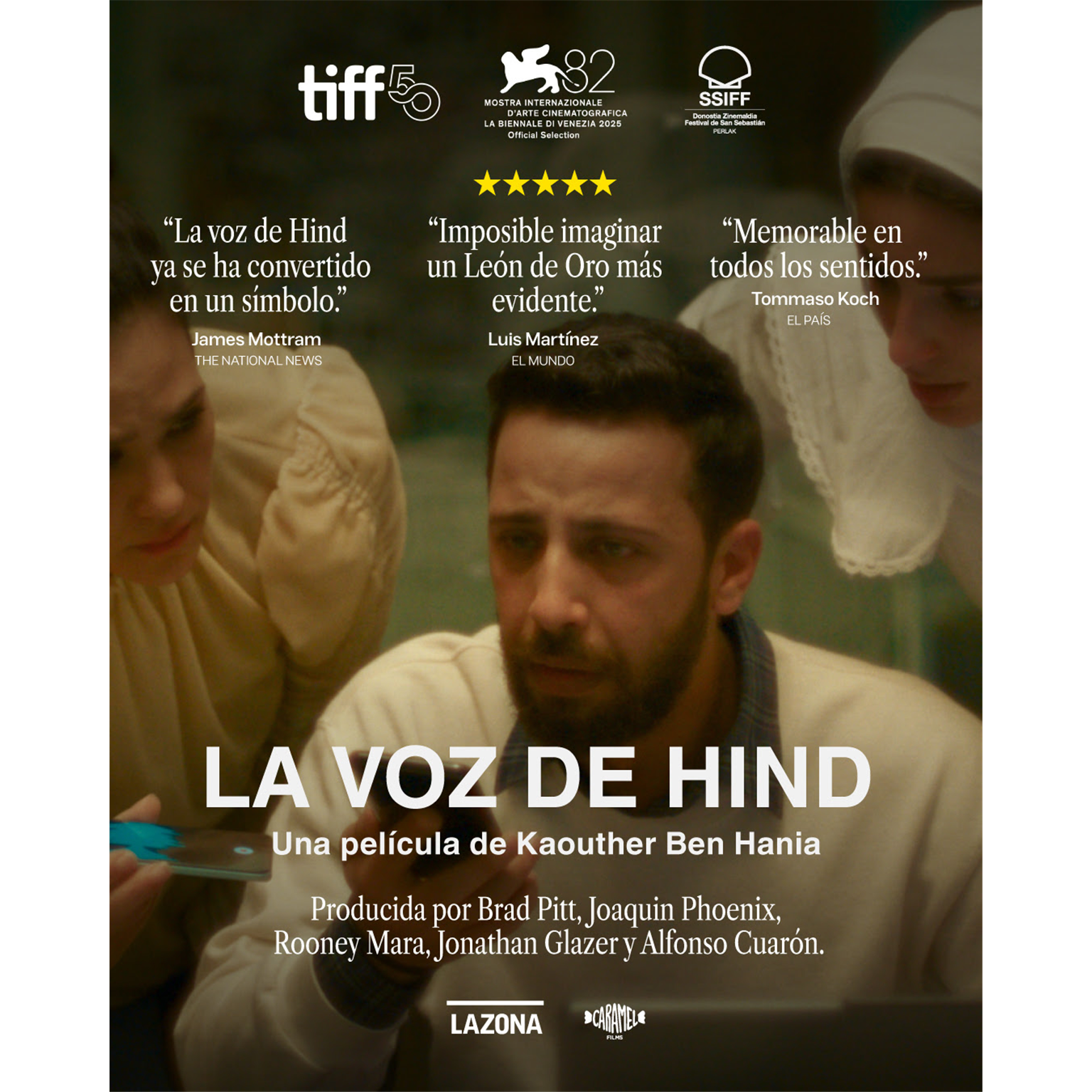 La voz de Hind (Sawt al-Hind Rajab) kartela