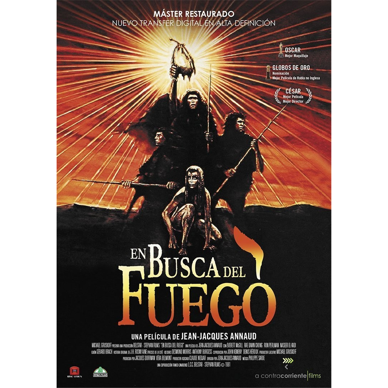 En busca del fuego (La Guerre du feu (Quest for Fire)) kartela