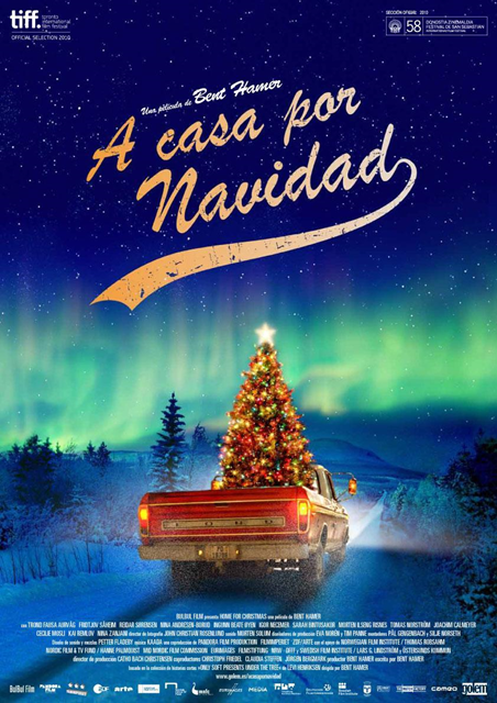 A casa por Navidad (Hjem til jul) kartela