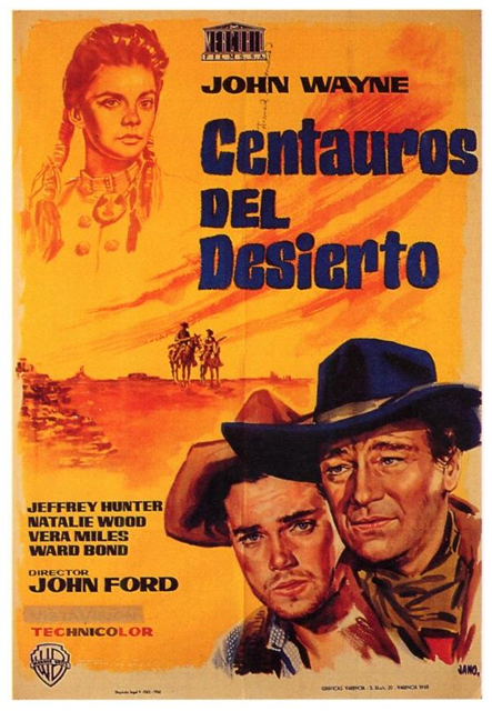 Centauros del desierto (The Searchers) kartela